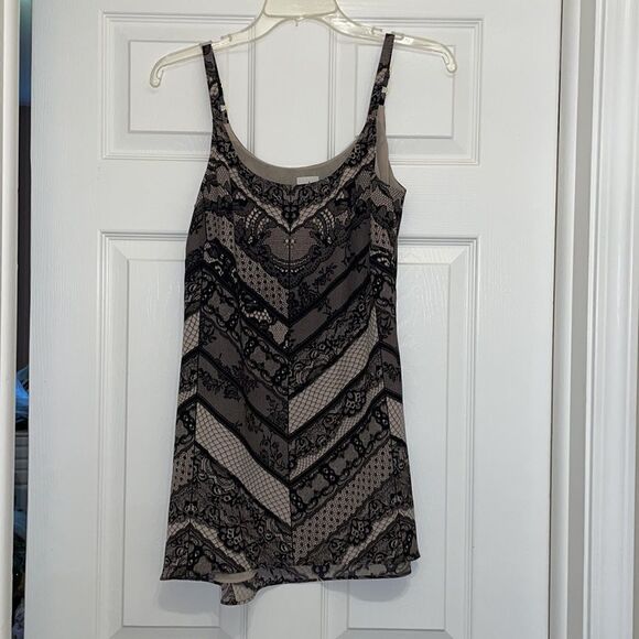CAbi Monaco Black Lace Tunic Cami #3278 - Picture 5 of 10